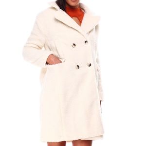 🆕 Women’s Sherpa Over Coat Double Breast by Stoosh